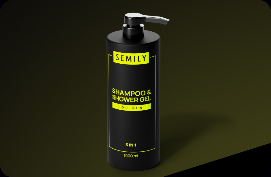 Мужской шампунь-гель для душа